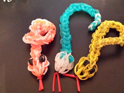 Serpent élastique rainbow loom