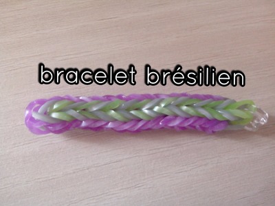 [TUTO] : bracelet brésilien rainbow loom