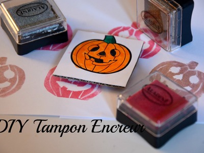 [DIY n°1] Tampon Encreur Halloween Citrouille