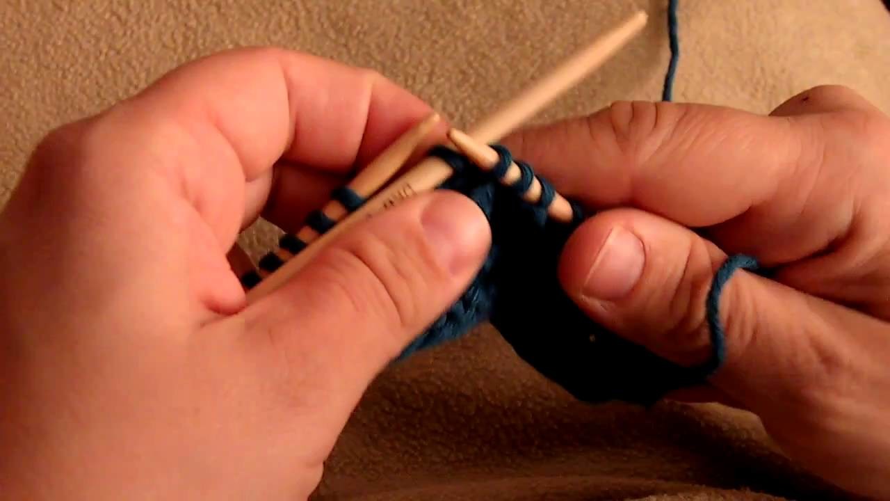 Apprendre à tricoter : torsade, décaler 2 mailles vers la droite
