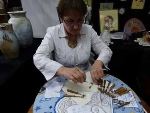 Paucourt - Journées des Créateurs et des Métiers d'Art 2014 - Danielle Varvoux, dentellière