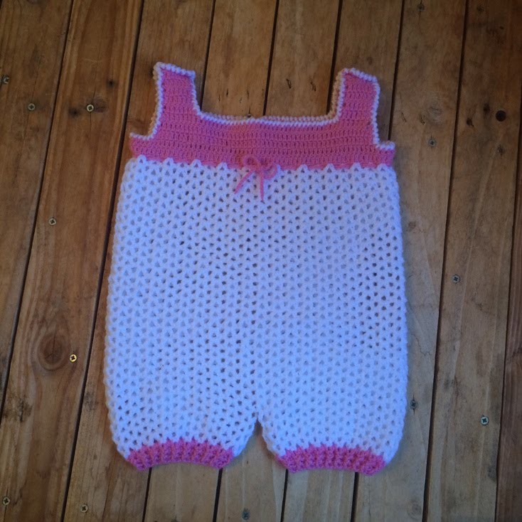 Tuto crochet facile : Combinaison body bébé. baby body crochet