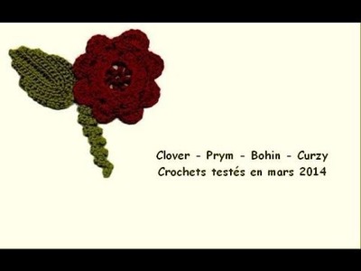 Crochet-Loisirs - tous les crochets testés dans le WebZine de Mars 2014