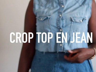DIY. Crop Top en Jean