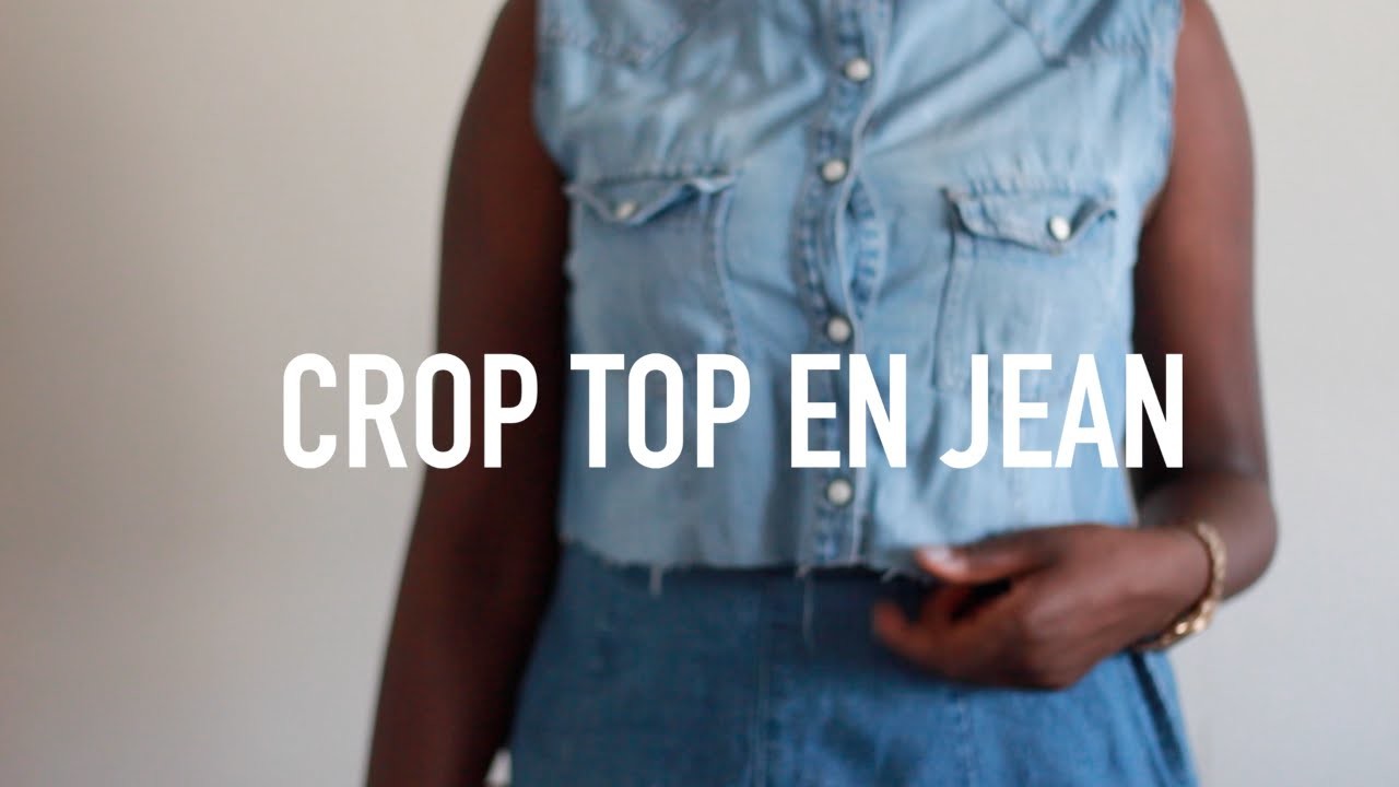 DIY. Crop Top en Jean