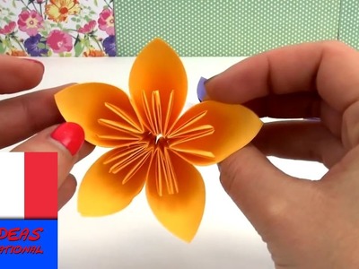 Origami fleur DIY. Belles fleurs pour le printemps. Tutoriel spécial Pâques | français