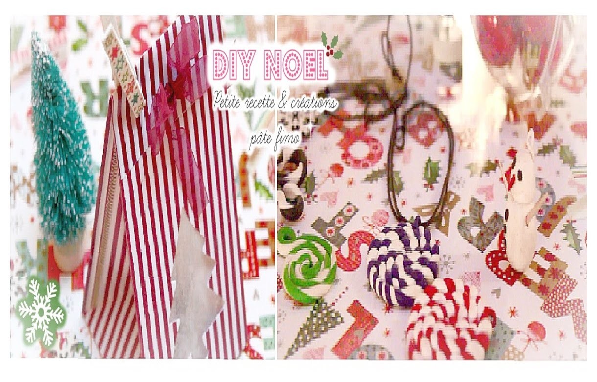 {DIY Noël} - Mini "recette" + atelier pâte fimo !