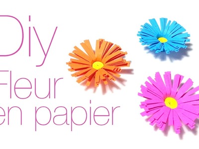 DIY Comment faire une fleur avec du papier