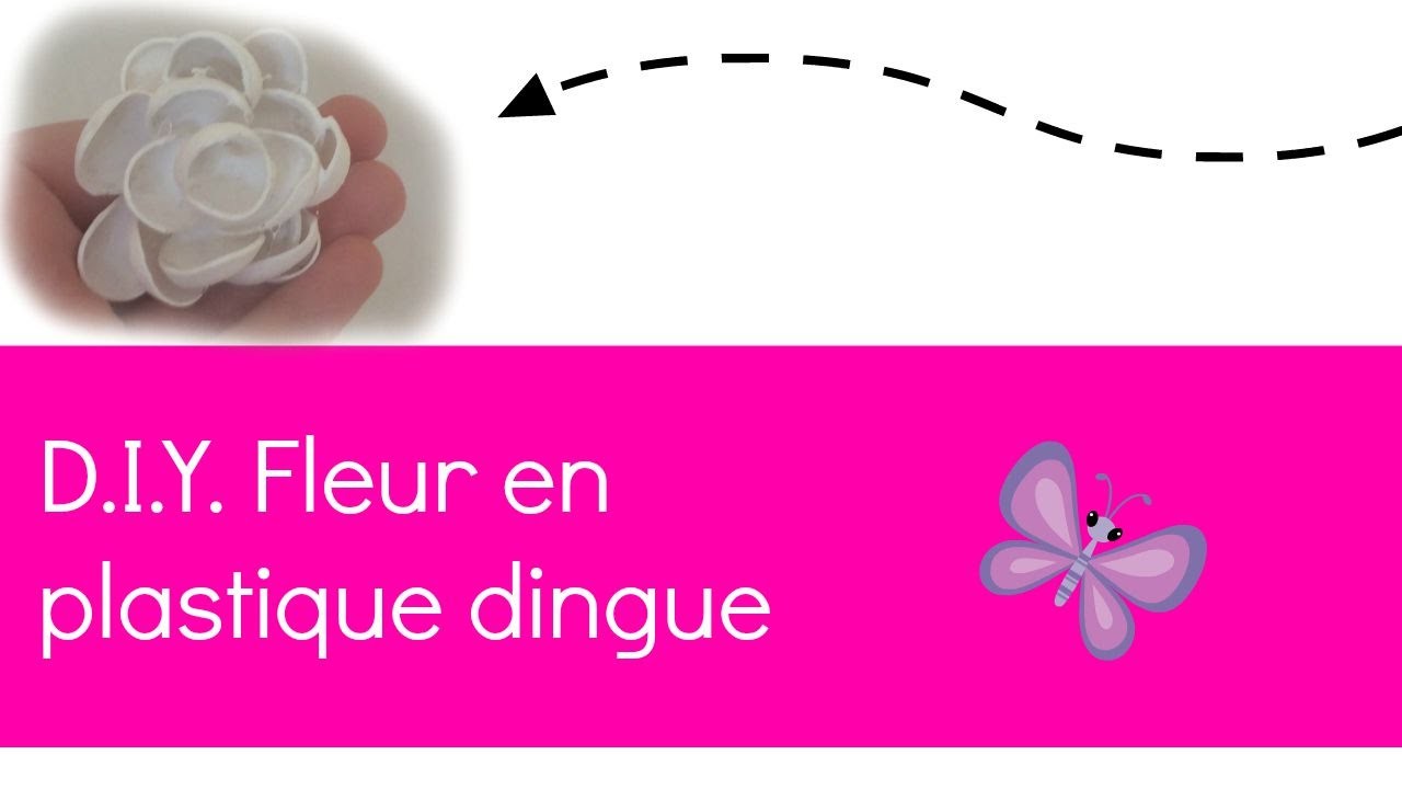 D.I.Y. Fleur en plastique dingue