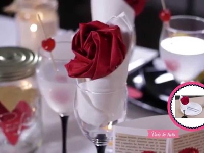 DIY Saint-Valentin :  décoration de table romantique