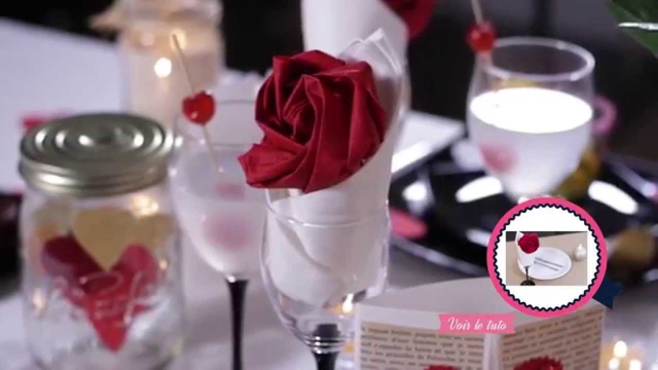 DIY Saint-Valentin :  décoration de table romantique