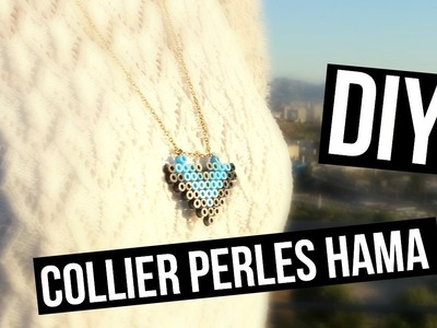 DIY ♡ Faire un collier avec des Perles Hama I DIY Français