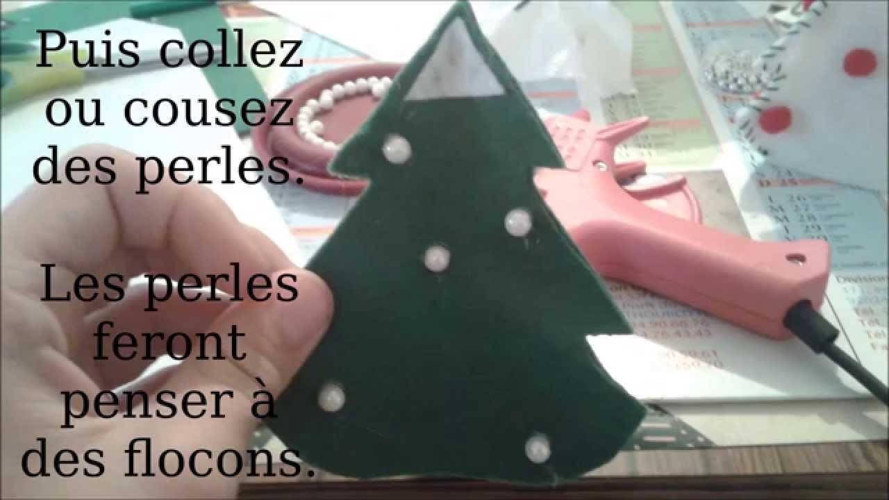 D.I.Y. 1 : Sapin en feutrine