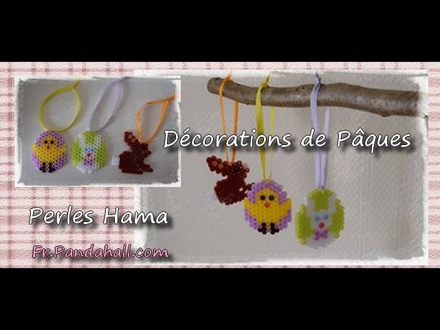 #DIY - Perles Hama Décorations de Pâques - Fr.Pandahall.com