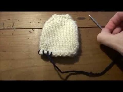 DIY  tricot moufles bébé niveau débutant