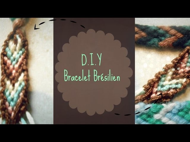 [D.I.Y n°1] - Tuto Bracelet Brésilien - Faire le contour du bracelet !