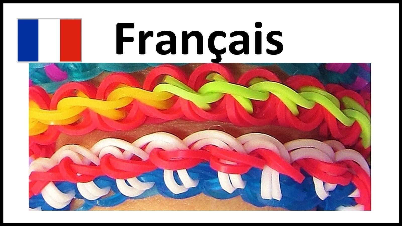 Bracelet Elastique: Rainbow Loom Francais | Torsion Français, loom bands, tutoriel