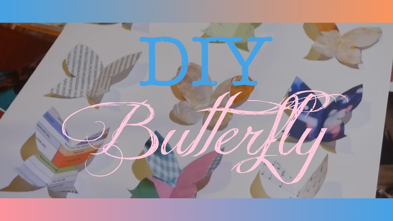 [DIY] Room decor très facile: butterfly!