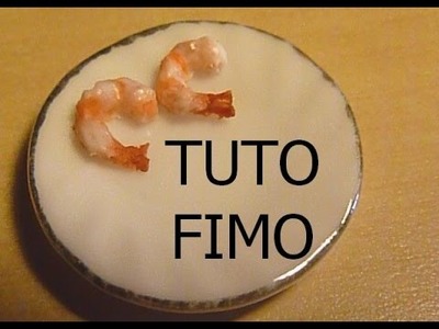 TUTO FIMO- CREVETTE. shrimp polymer clay tutorial