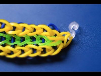 Comment faire un triple single rainbow loom - Tuto Abracadabra