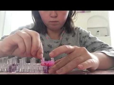 TUTORIEL : Comment réaliser un bracelet élastique                 RAINBOW LOOM-Francais-(DEBUTANT)