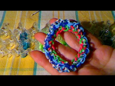 Rainbow loom francais :bracelet twist (loom band)