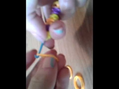 Rainbow loom boucle d'oreille