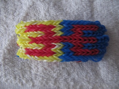 Tuto : Bracelet  rainbow loom kabyle version 2015