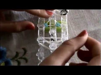 Petite tête d'animal en rainbow loom