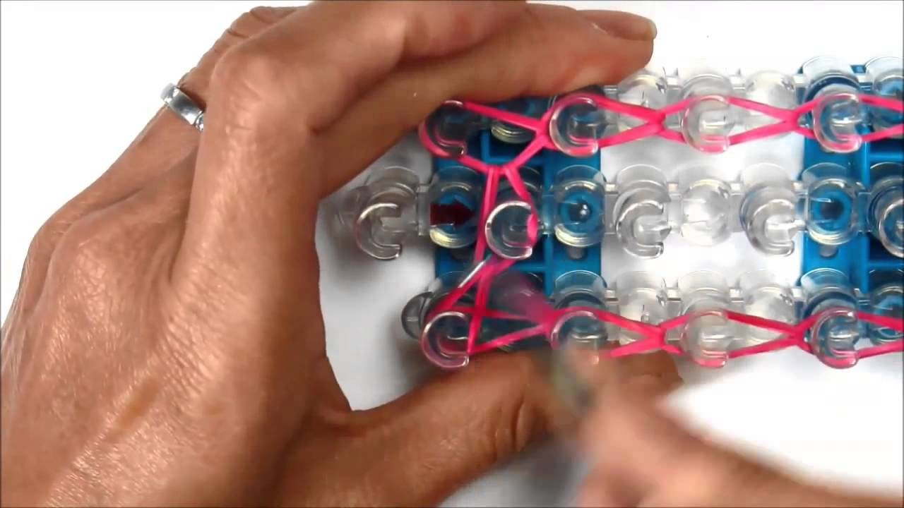 Rainbow Loom Français   Coeur élastiques   loom bands heart   LOOM BANDS FRANCAIS