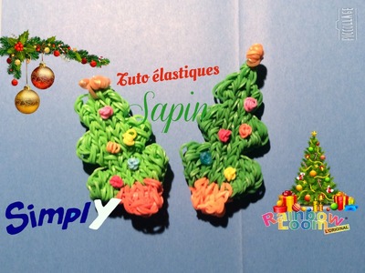 {Tuto de Noël #4} Sapin en élastiques Rainbow Loom | Simply