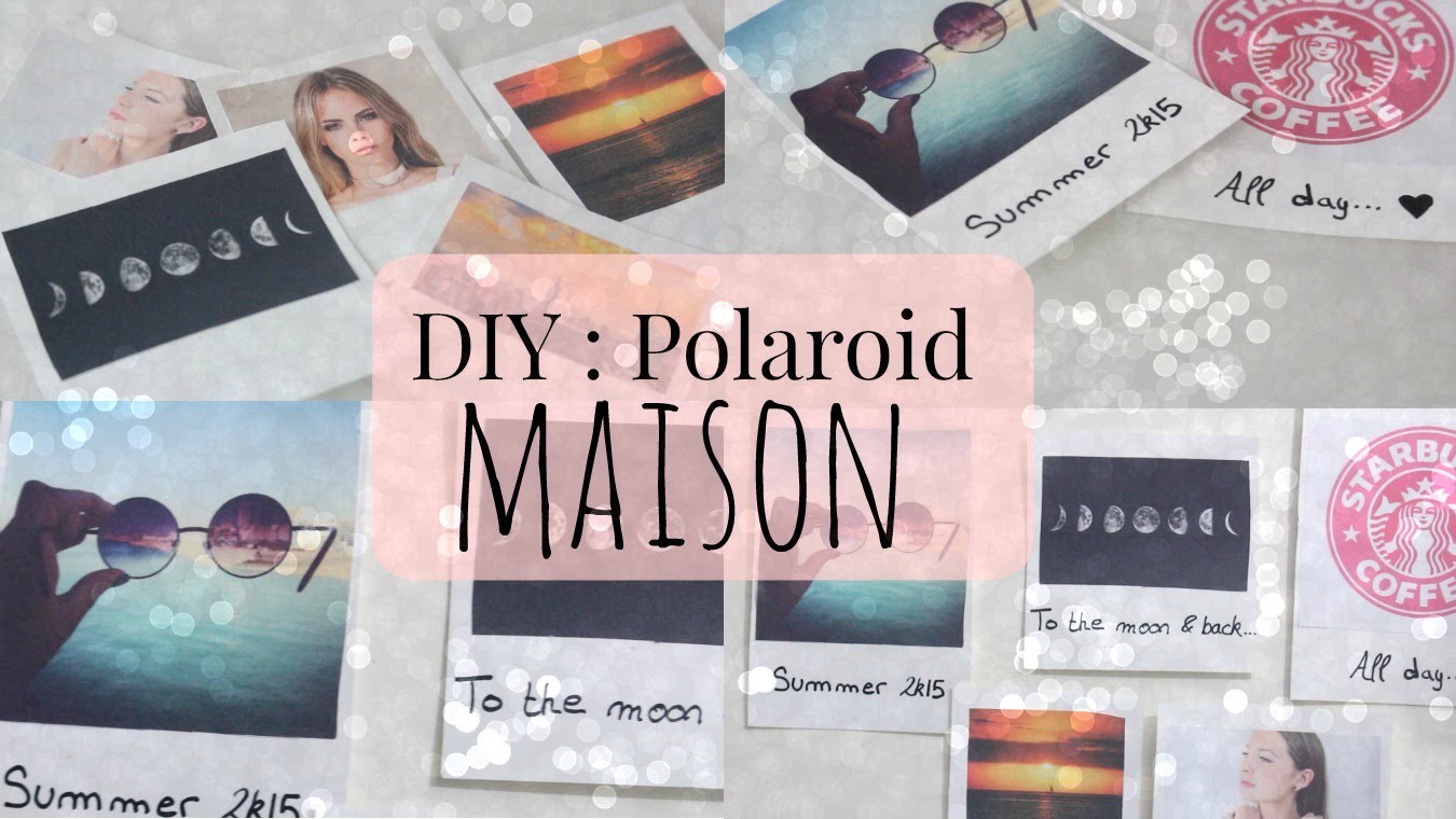 DIY: Polaroid en 3 minutes !