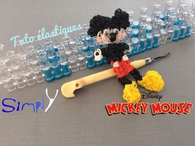 TUTO { Mickey en élastiques Rainbow Loom } Simply