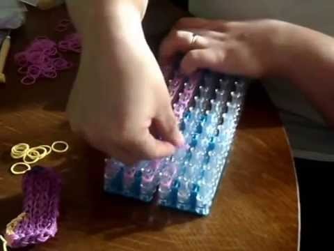 Traineau du pere noel en rainbow loom premiere partie