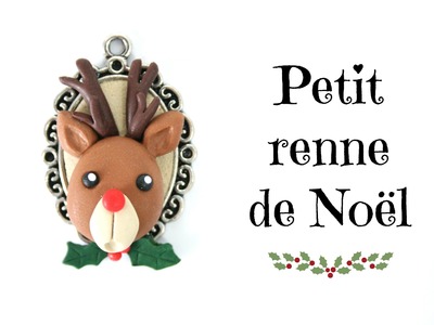 (TUTO) Petit renne de Noël en fimo. Christmas reindeer polymer clay