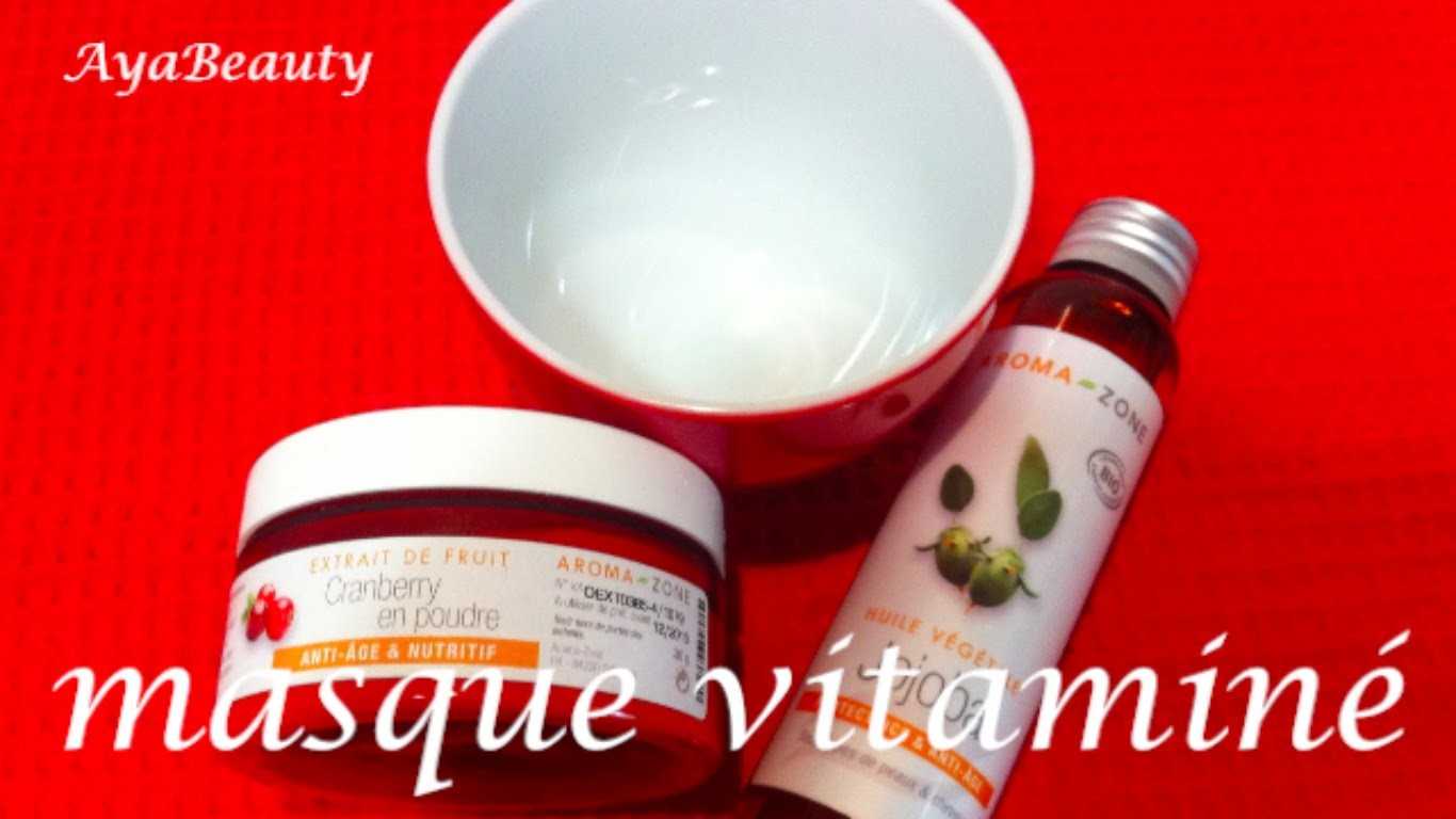 DIY n°25 : masque visage vitaminé maison