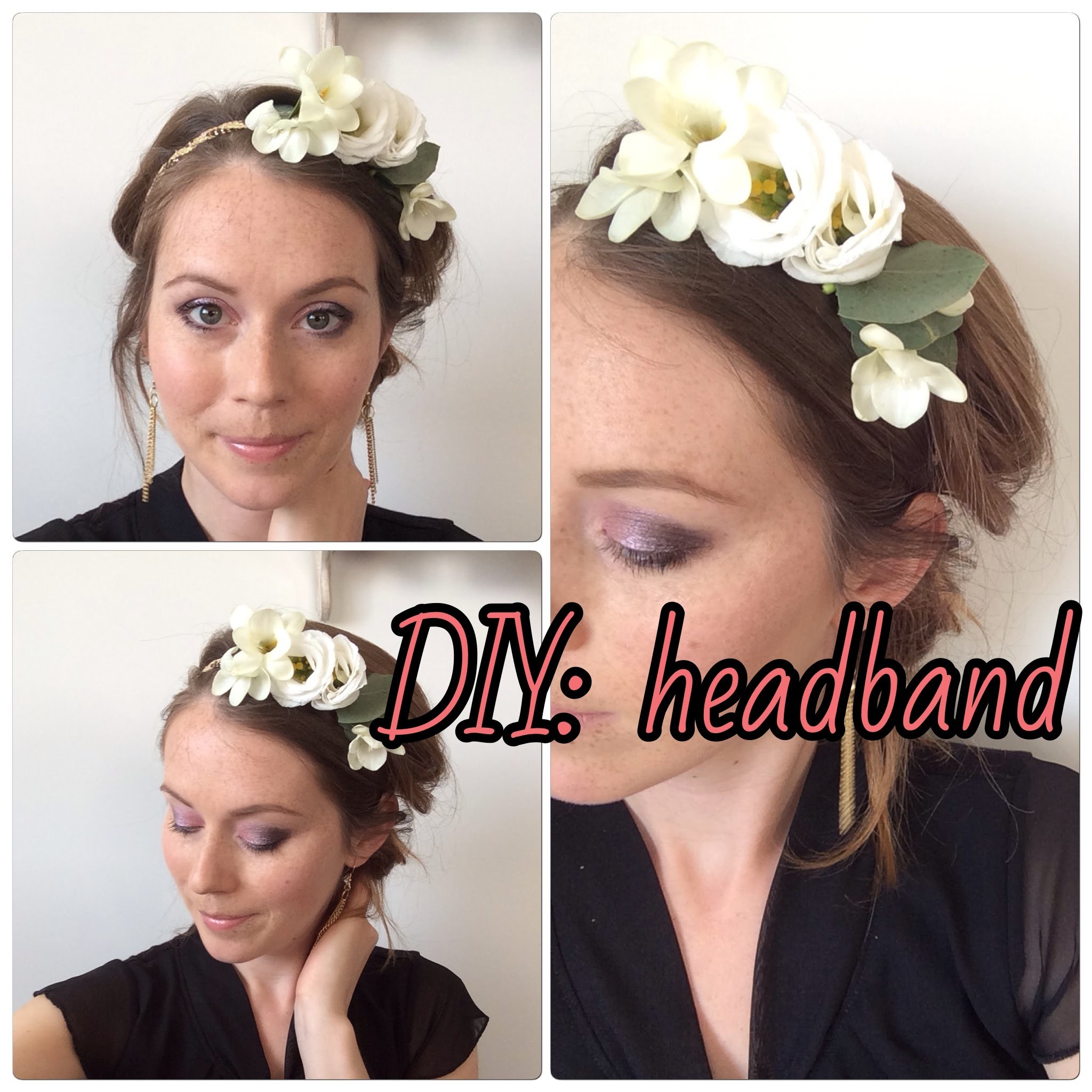 DIY coiffure : Comment réaliser un headband Fleuri. DIY Hair Flowers Headband