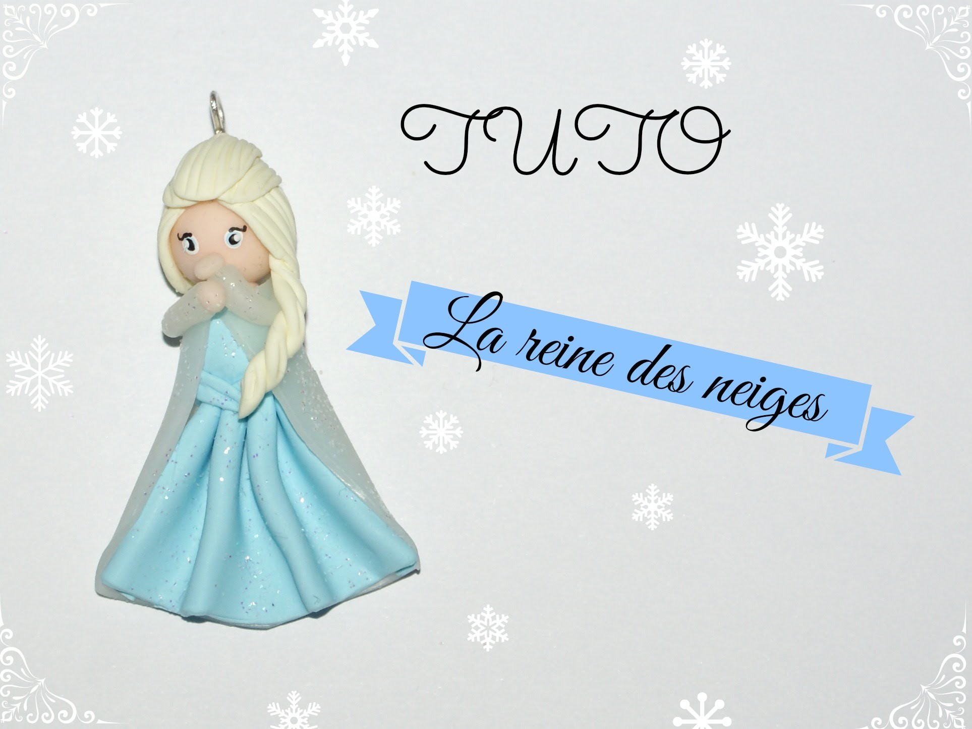 TUTO FIMO → La reine des neiges. Elsa - Frozen Polymer clay Tutorial