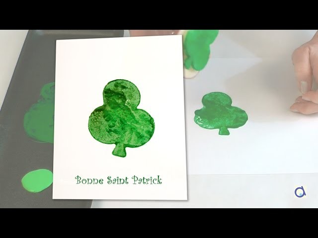 Carte de voeux DIY pour la St Patrick