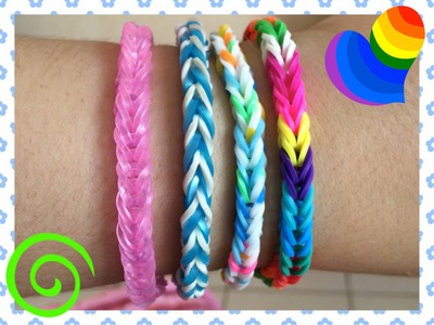 Loom #12 Bracelet Simple (En Français)(Rainbow Loom)