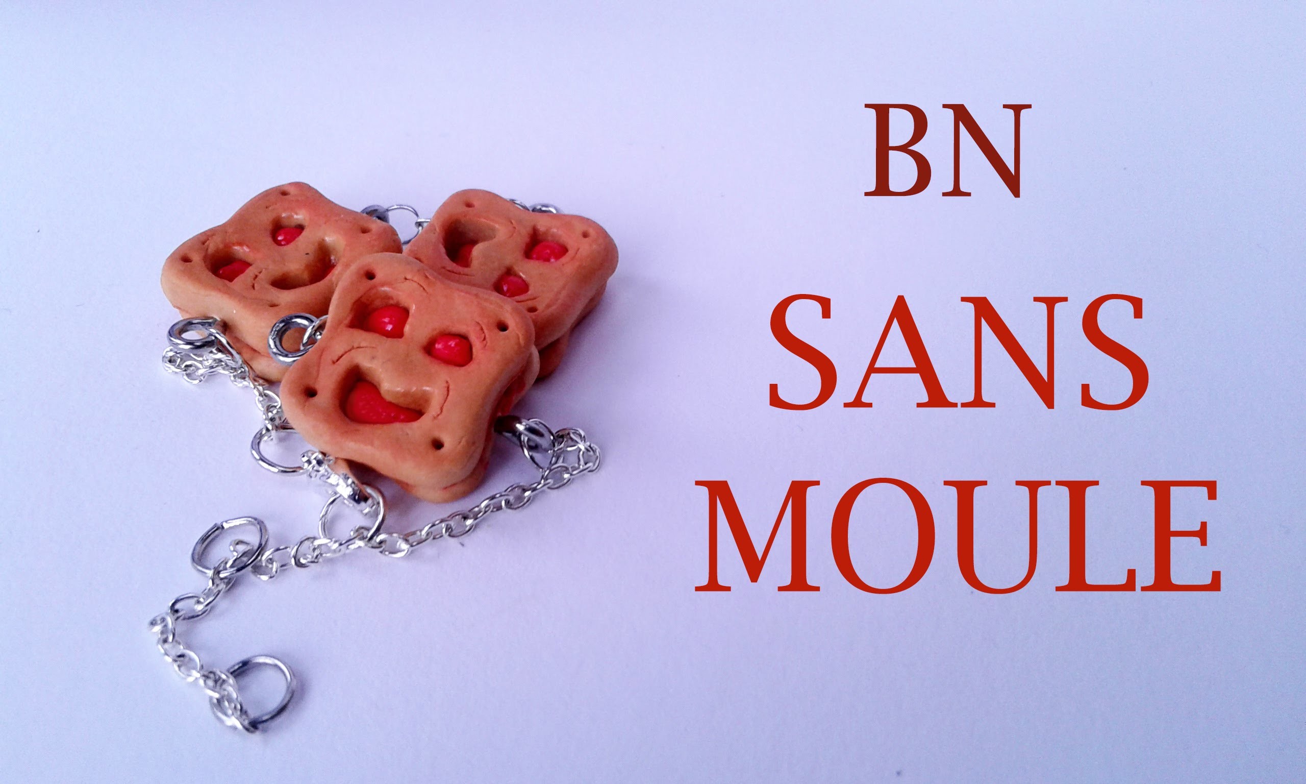 BN fimo : SANS MOULE !!! - polymer clay biscuit WITHOUT MOLD !!!