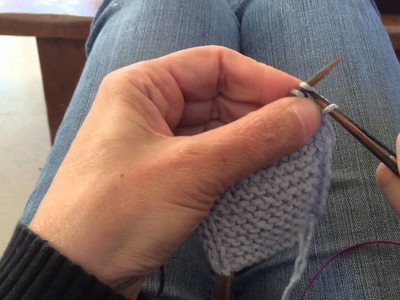 Comment tricoter une bordure verticale i-cord