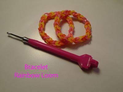 Rainbow Loom Bracelet basic à 2 élastiques