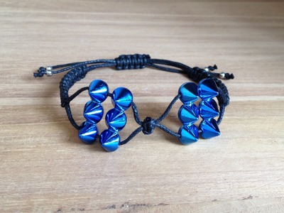 Tutoriel - DIY Comment tisser un bracelet macramé avec des rivets ?