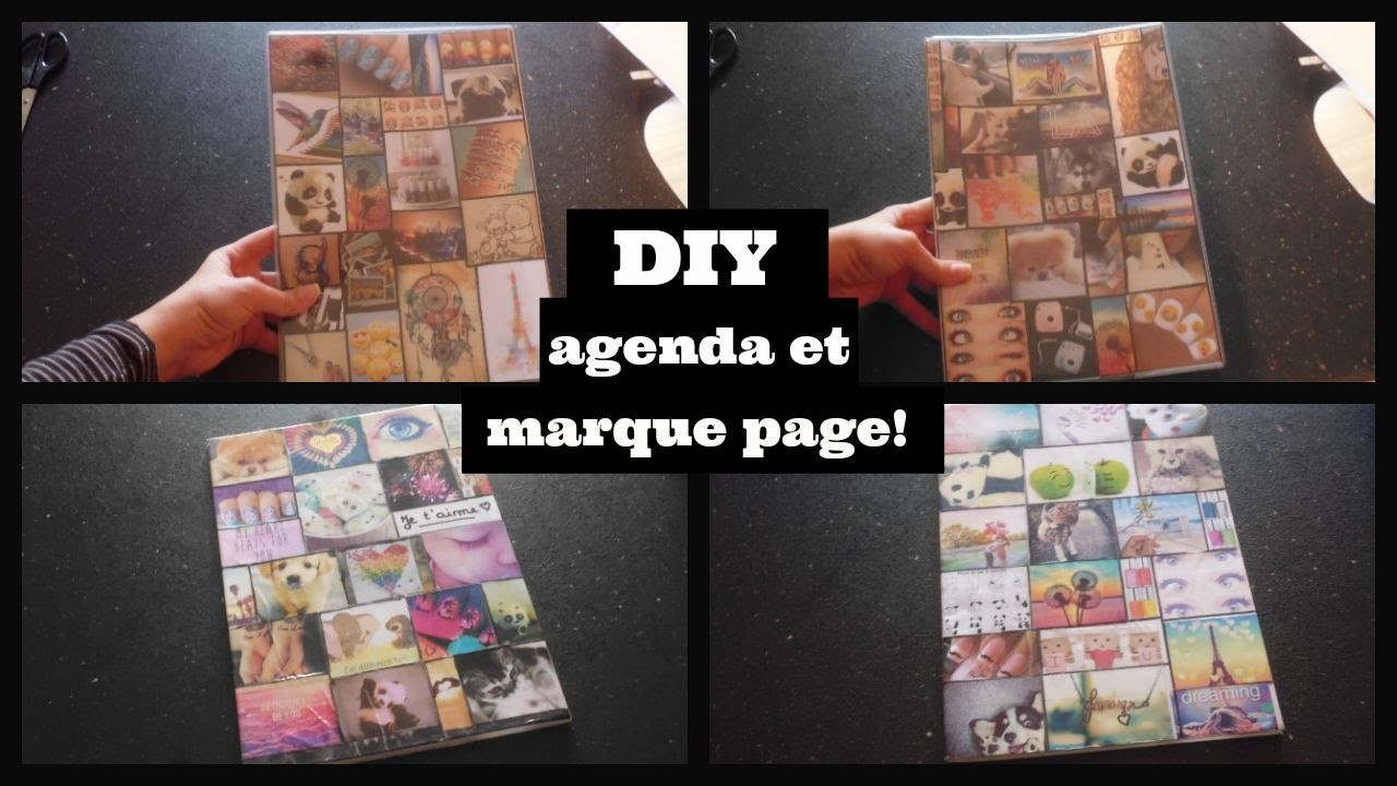 DIY: Customiser son agenda et marque page!