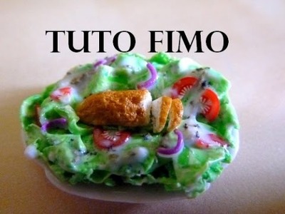 TUTO FIMO - La salade composée. polymer clay salad