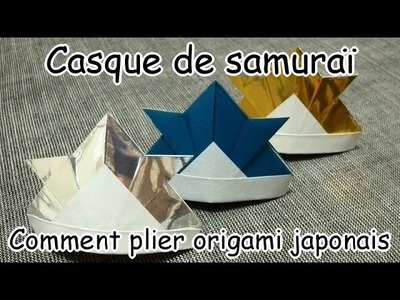 Casque de samuraï (Comment plier origami japonais)