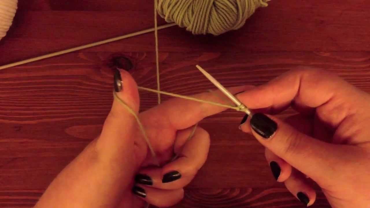 Cours de tricot: Monter des mailles