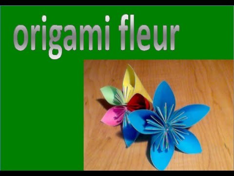 Tuto brico Nr.3: Fleurs en origami