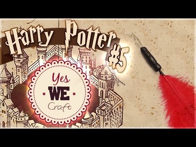 YWC Harry Potter#5: La plume de Professeur Ombrage. PÂTE POLYMÈRE, Rayher. PtitAtelier